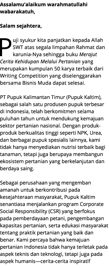 Assalamu’alaikum warahmatullahi wabarakatuh, Salam sejahtera, Puji syukur kita panjatkan kepada Allah SWT atas segala...