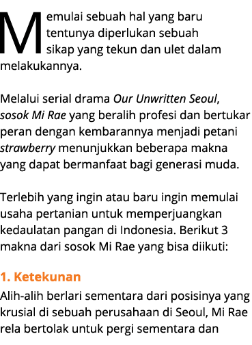 Memulai sebuah hal yang baru tentunya diperlukan sebuah sikap yang tekun dan ulet dalam melakukannya. Melalui serial ...