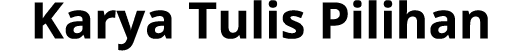 Karya Tulis Pilihan
