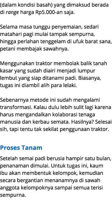 (dalam kondisi basah) yang dimaksud berada di range harga Rp5.000 an saja. Selama masa tunggu penyemaian, sedari mata...